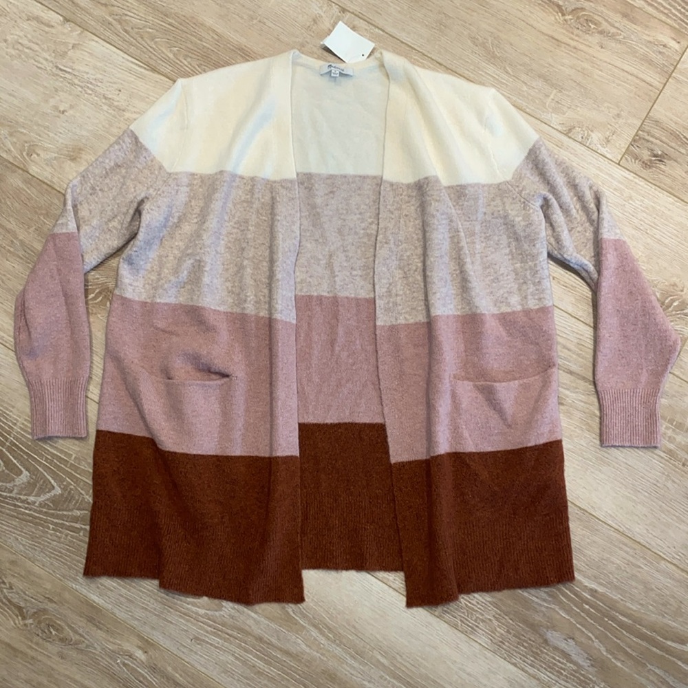 NWT Madewell Antique Cream Cardigan Medium